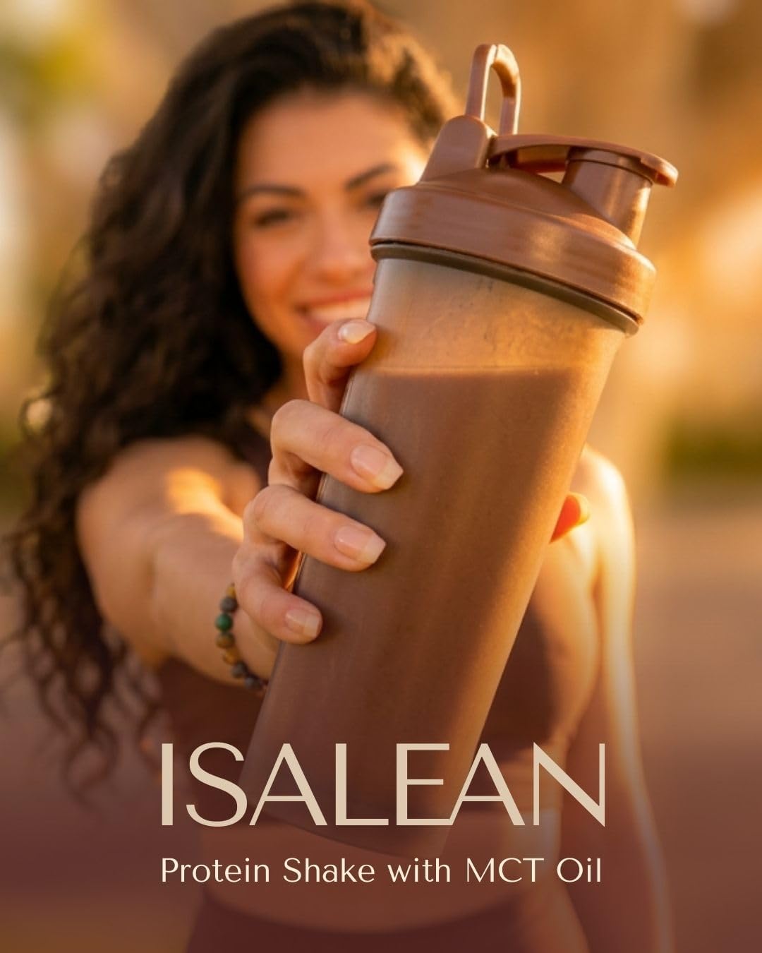 IsaLean Protein Shake - Complete Nutrition for Maintaining Healthy Weight & Lean Muscle Growth Enhanced with MCT Oil - 24 Vitamins & Minerals - 28.1 oz - 14 Meal Canister - Creamy Chocolate