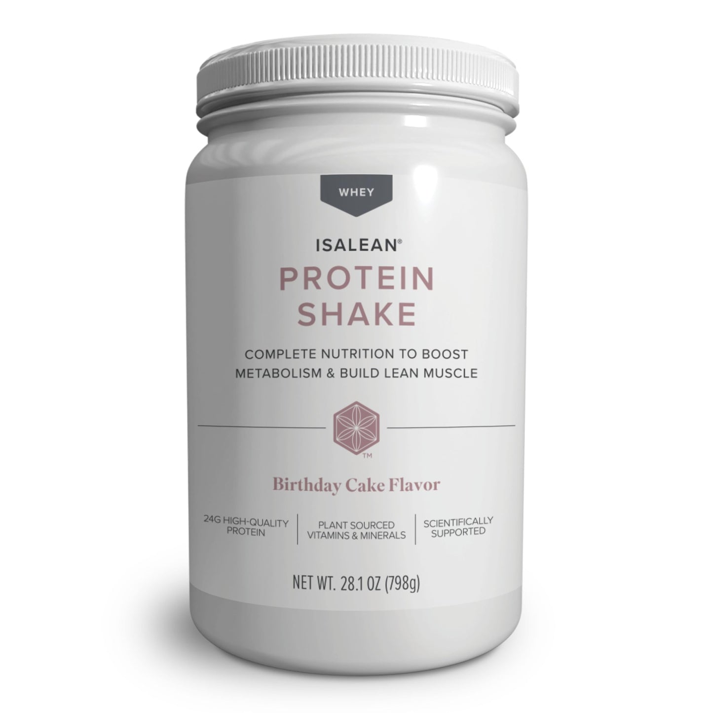 IsaLean Protein Shake - Complete Nutrition for Maintaining Healthy Weight & Lean Muscle Growth Enhanced with MCT Oil - 24 Vitamins & Minerals - 28.1 oz - 14 Meal Canister - Creamy Chocolate