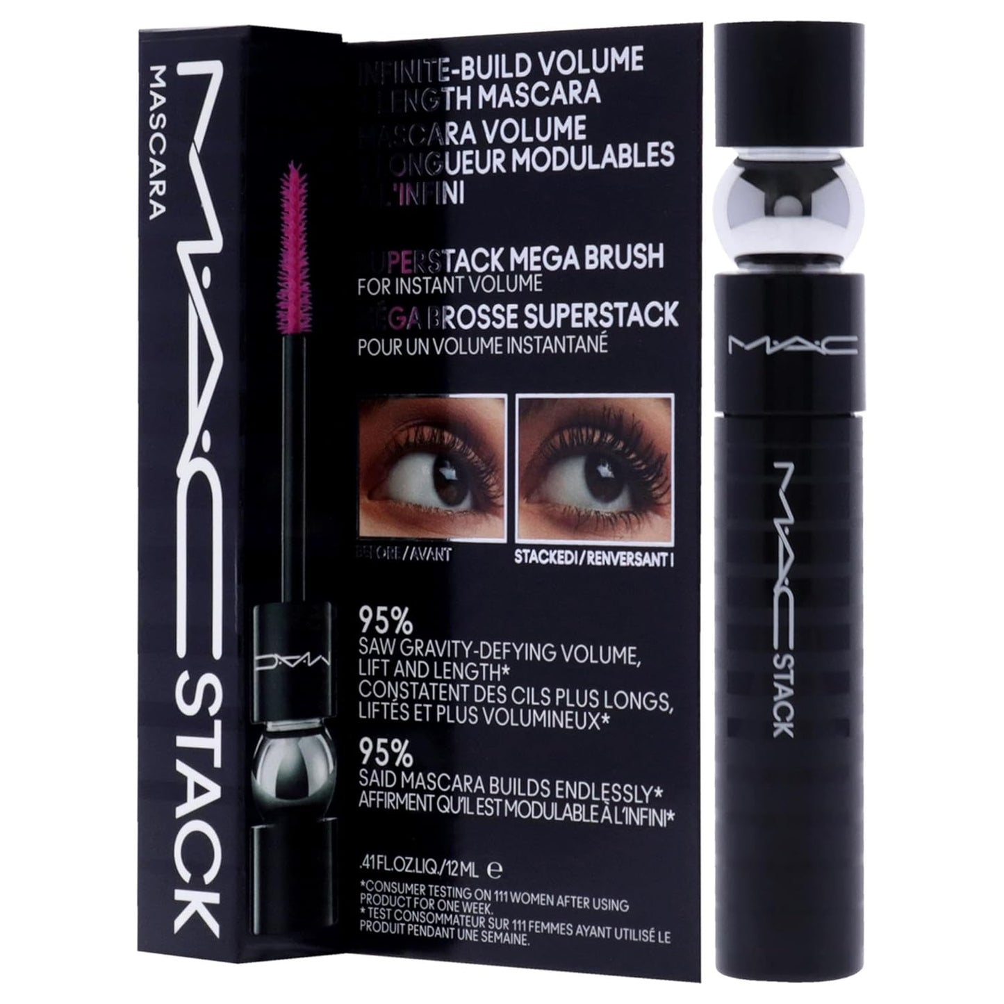 MAC MAC Stack Mascara Superstack Macro Brush Mascara Women 0.41 oz