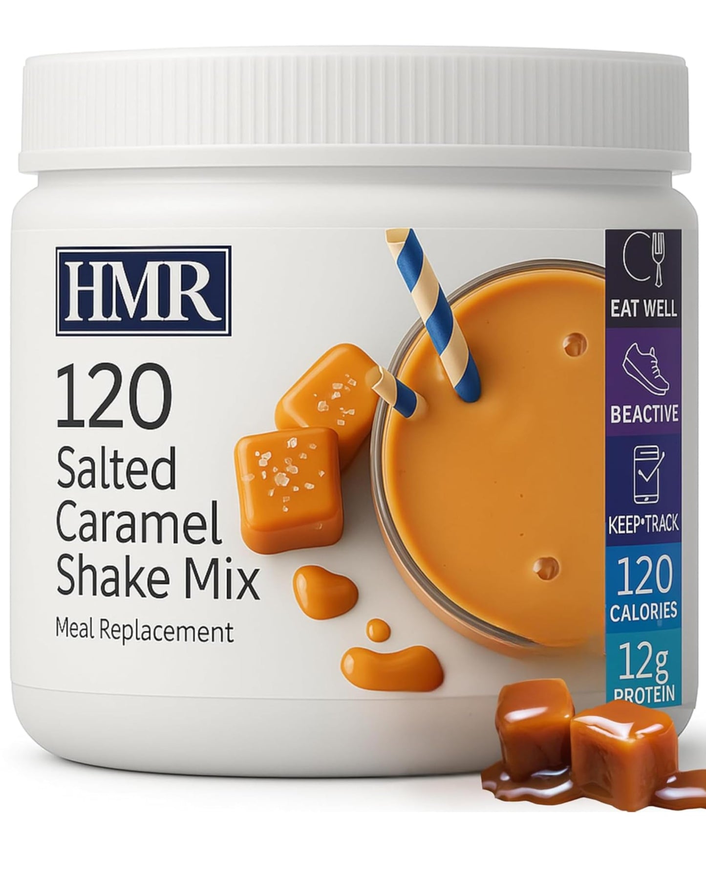 HMR 120 Chocolate Shake Meal Replacement Powder | Chocolate Shake Mix to Support Healthy Weight Loss | 12g of Protein | Nutritional Drink | Low Calorie Food | 12 Servings